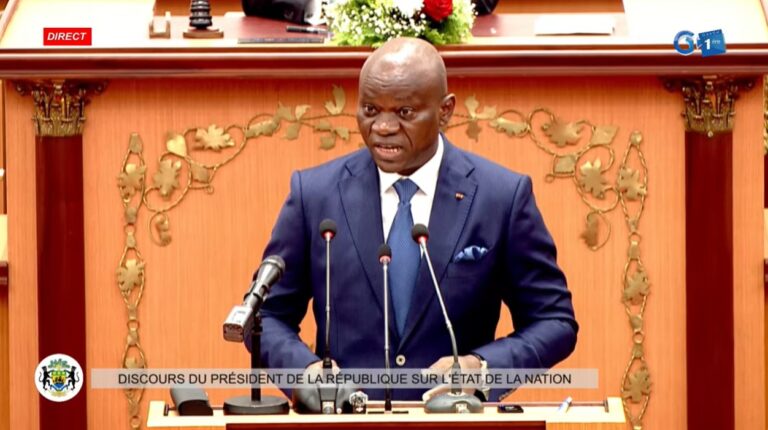 Oligui Nguema présente bilan et réformes au Parlement lors d’un Congrès au Gabon
