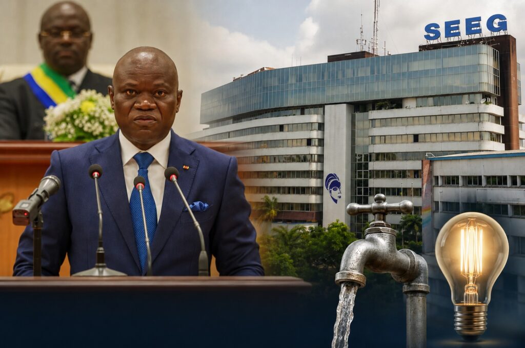 Séparation des activités de la SEEG annoncée par Oligui Nguema en pleine crise eau-électricité
