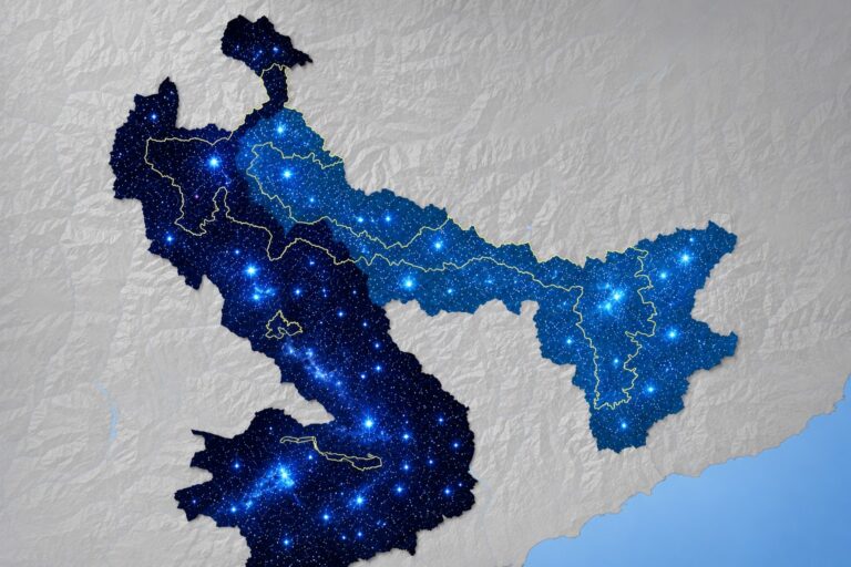 La réserve étoilée Alpes Azur Mercantour s’étend jusqu’en Italie.