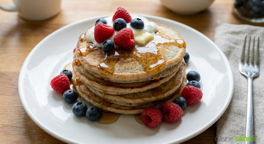 Pancakes au levain sans gluten : une recette moelleuse pour les régimes spécifiques