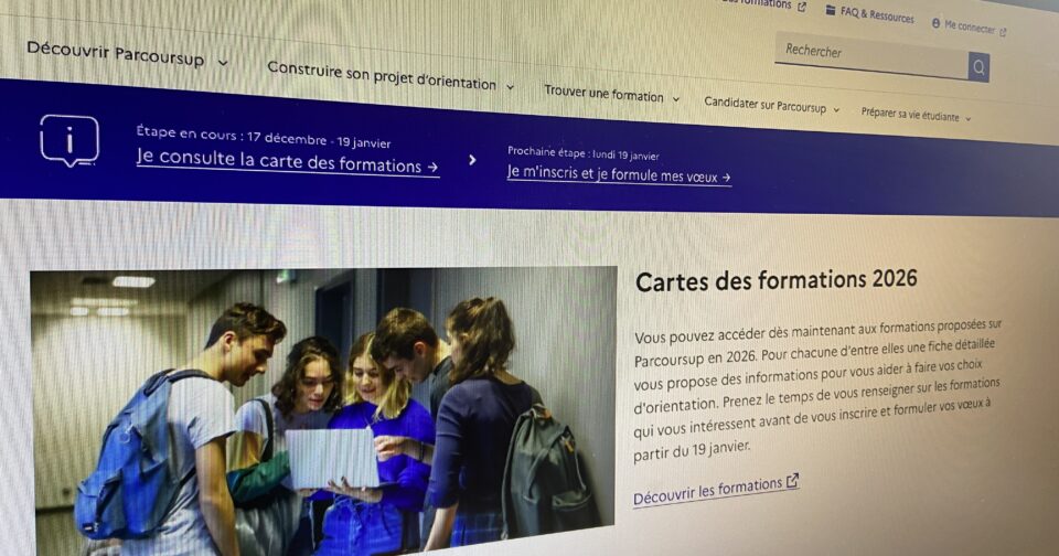Début de la phase de vœux sur Parcoursup pour les candidats français à l’enseignement supérieur