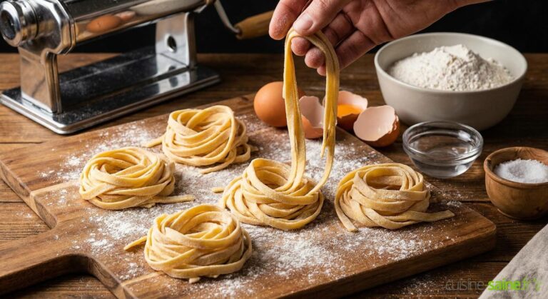 Pâtes fraîches sans gluten maison : une alternative pour les personnes intolérantes en France.