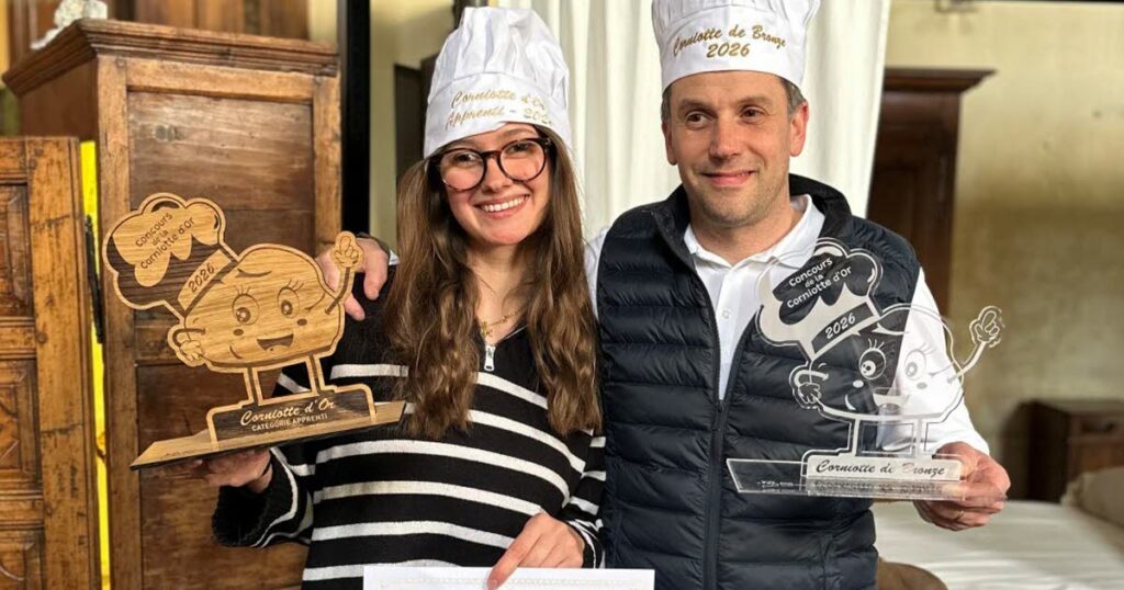 Albane Chanussot, 18 ans, remporte la Corniotte d’or en pâtisserie à Louhans-Châteaurenaud.