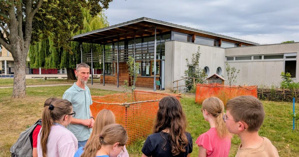 Hochfelden : les éco-délégués du collège Gustave-Doré transforment la cour en espace vert