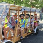 Le vélobus relie l’école d’Eschbach au périscolaire de Hegeney chaque jour.