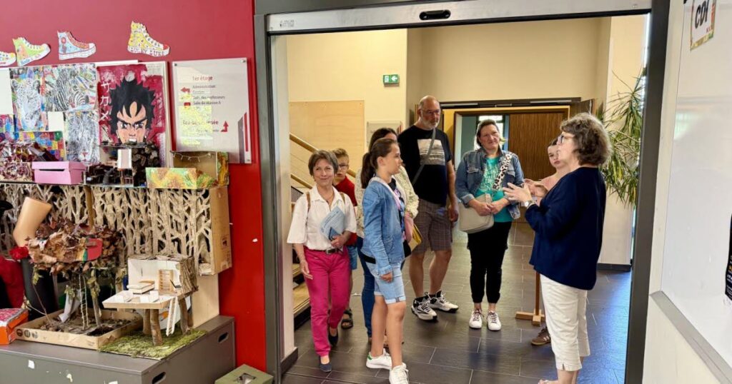 Journée portes ouvertes au collège Europe d’Obernai, malgré la grève en cours.