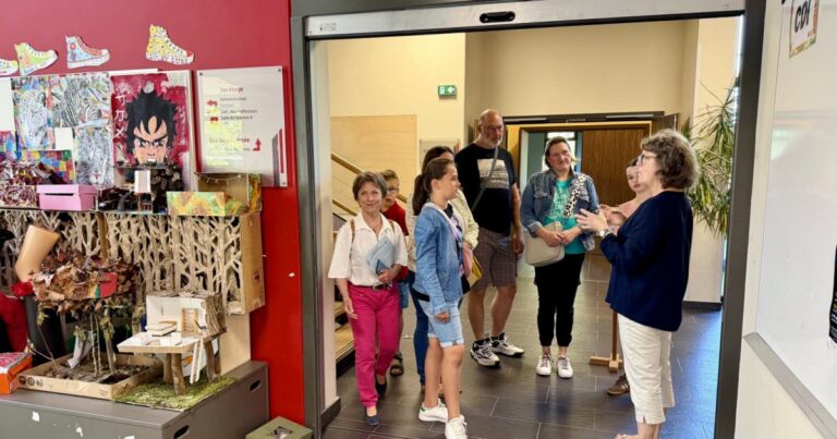Journée portes ouvertes au collège Europe d’Obernai, malgré la grève en cours.