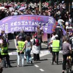 G7 à Évian : des milliers de manifestants défilent, quelques heurts signalés