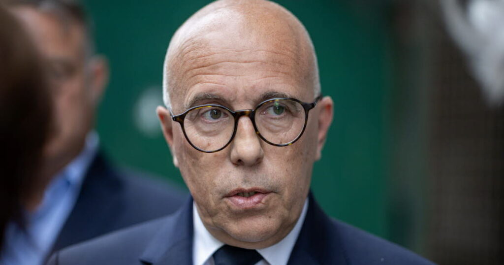 Éric Ciotti et Philippe Tabarot échangent des accusations de menaces mutuelles