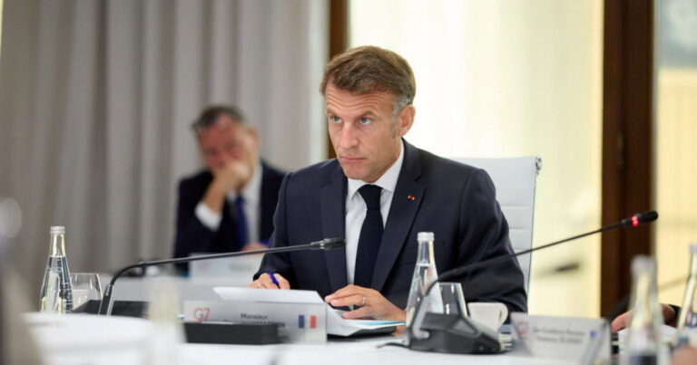 G7 d’Évian : Emmanuel Macron annonce une conférence de presse en clôture du sommet.