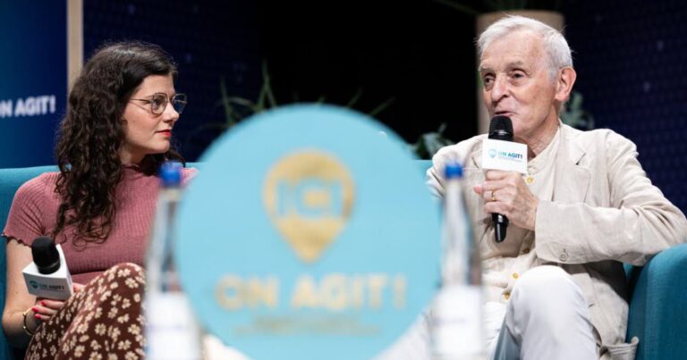 Jean Jouzel du Giec s’exprime au Forum « Ici on agit ! » à Strasbourg sur les défis écologiques.