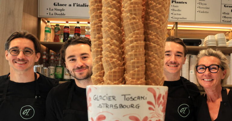 Chez Toscani à Strasbourg, la glace se transmet de génération en génération.