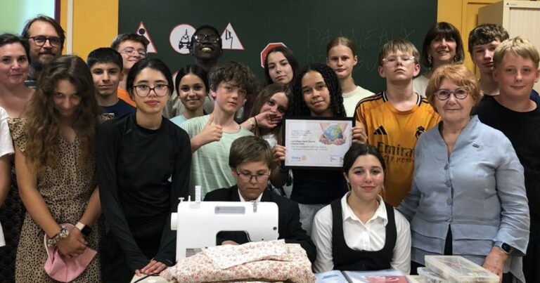 Sarre-Union : des collégiens récompensés pour leur engagement environnemental.