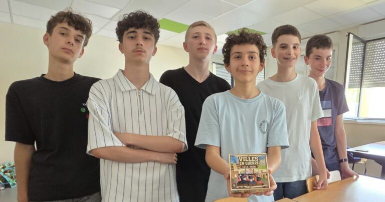 Le club histoire du collège Grünewald présente un nouveau jeu de cartes sur la Grande Guerre.