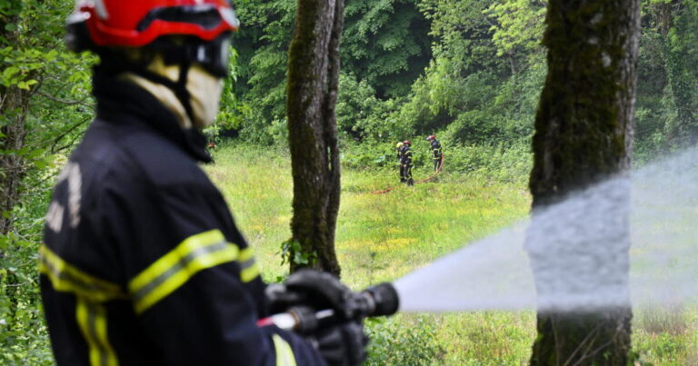 Risques d’incendie à Lyon avec des températures atteignant 39 °C ce samedi.