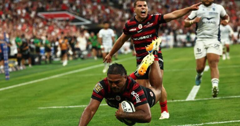 Le Stade toulousain domine Montpellier lors de la finale du Top 14. Suivez le match.