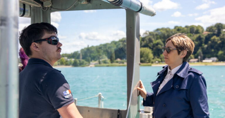 Nouvelles règles de navigation sur le lac du Bourget pour protéger l’environnement.