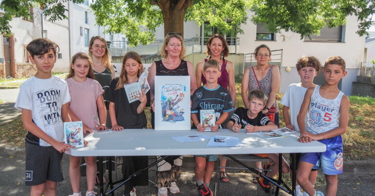 Exposition sur le vivre-ensemble présentée par les écoliers de Biesheim