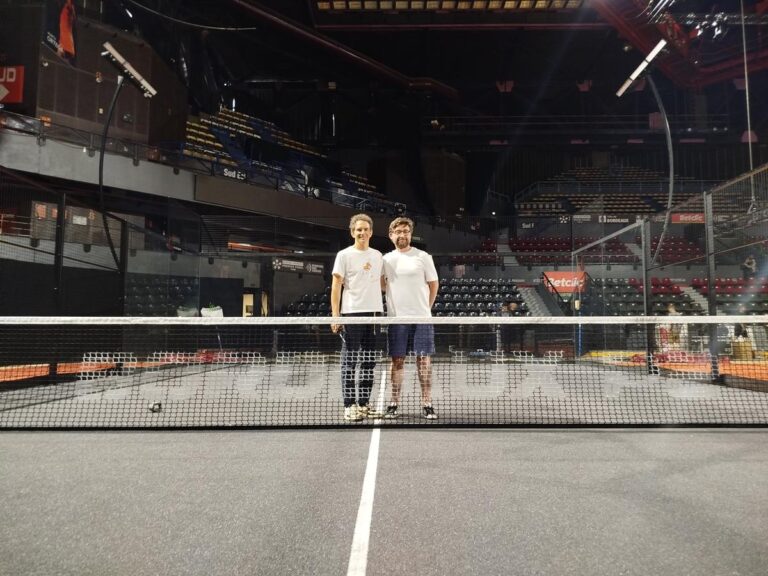 La patinoire de Mériadeck équipée pour accueillir le championnat mondial de padel