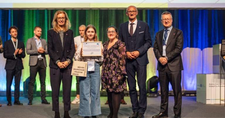 Les jeunes innovateurs alpins présentent des projets pour un avenir durable