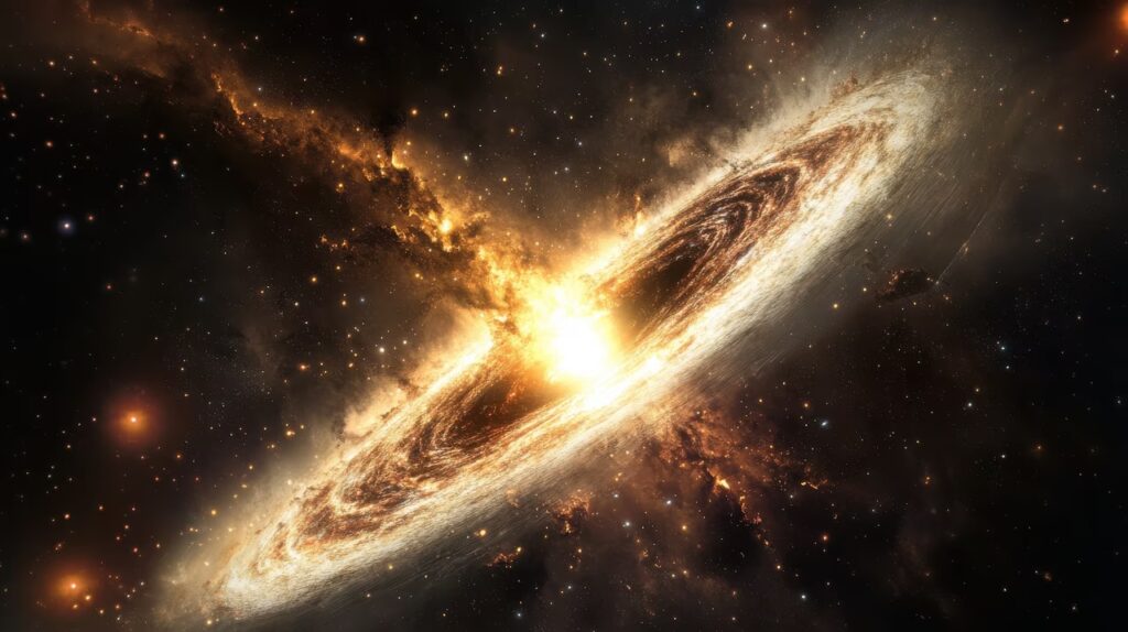 Le quasar le plus lointain dévoile des informations sur les trous noirs supermassifs.