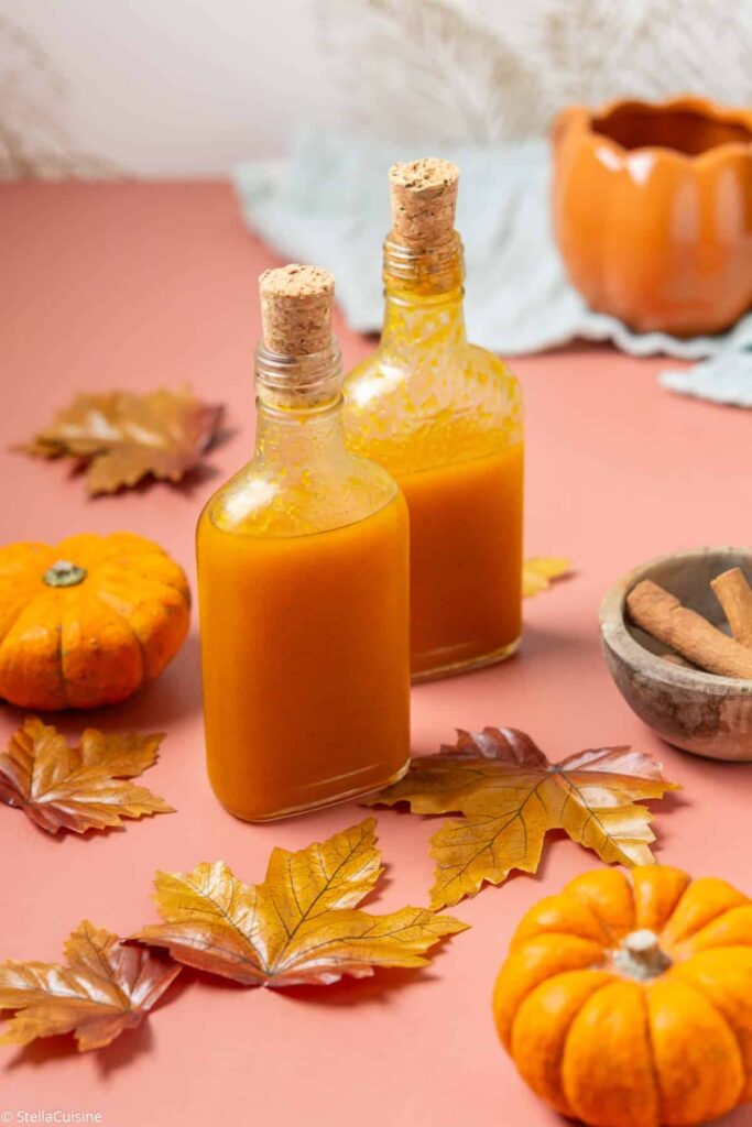 Recette de sirop de citrouille épicé : ingrédients et étapes de préparation détaillés.