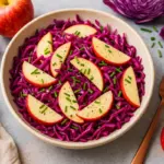 Salade de chou rouge et pommes : recette rapide en 10 minutes pour une alimentation saine.