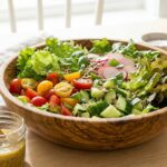 Salade verte composée d&rsquo;été : une option nutritionnelle prisée par les restaurateurs français.