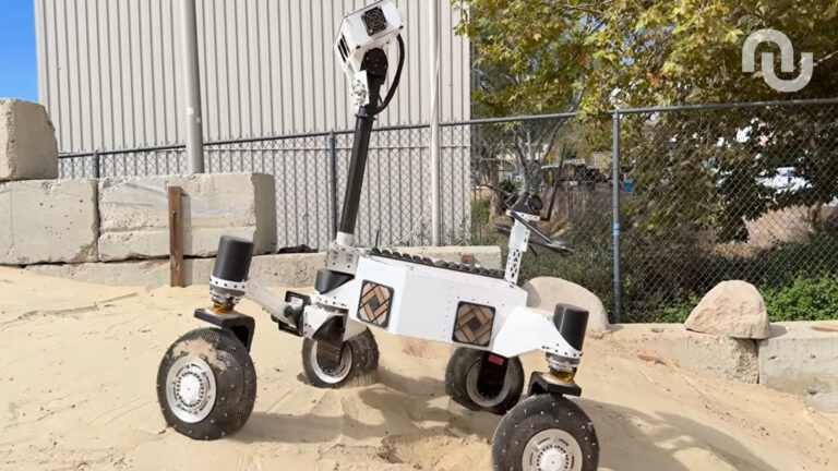 Ernest, le rover tout-terrain développé pour l’exploration lunaire et martienne.