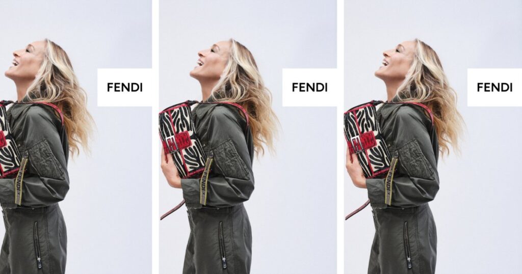 Sarah Jessica Parker présente le sac fétiche de Carrie Bradshaw dans une campagne événement.