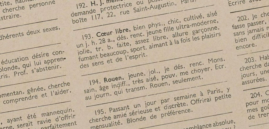 L’évolution des relations amoureuses en France avant l’ère des applications de rencontre