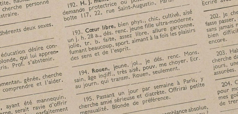 L’évolution des relations amoureuses en France avant l’ère des applications de rencontre