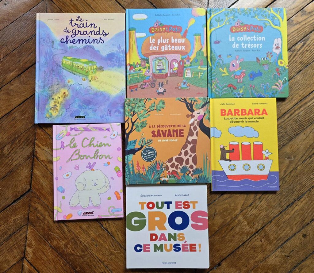 Sélection de 7 livres pour enfants recommandés pour les vacances d’été.