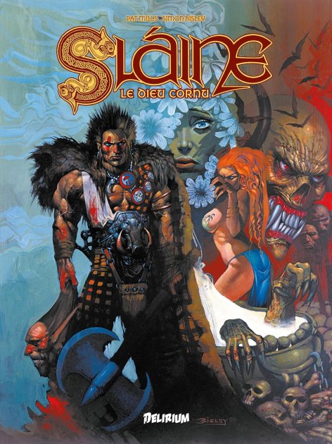 Slaine : Le Dieu Cornu, une œuvre de Pat Mills et Simon Bisley en édition limitée