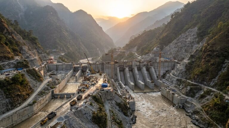 La Chine construit un barrage sous une montagne tibétaine avec quatre tunnels de 20 km.