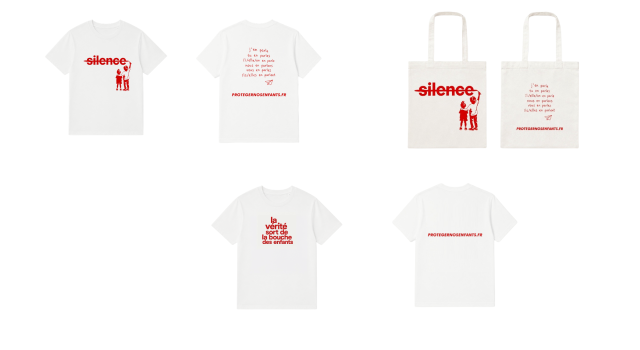 Vente solidaire organisée en France au profit d’Enfance & Partage pour soutenir les enfants en difficulté.