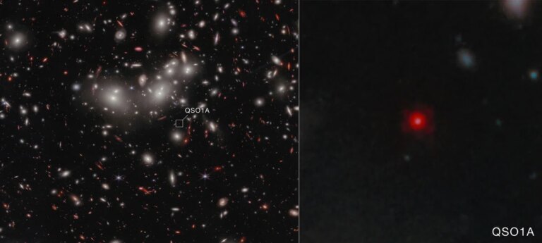 Découverte d’un trou noir massif dans l’Univers jeune par des astrophysiciens européens.