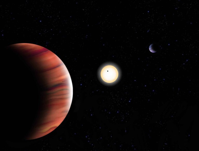 Une anomalie gravitationnelle déforme l’orbite d’un système planétaire, alertant les astronomes.