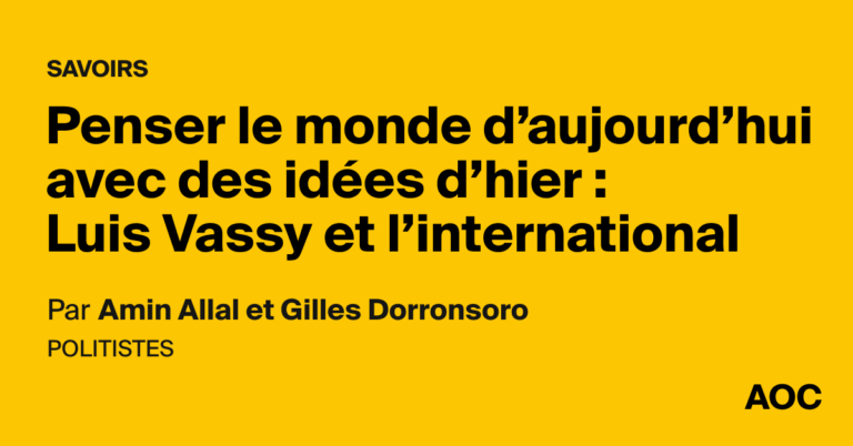 Luis Vassy analyse les relations internationales à travers des idées historiques.