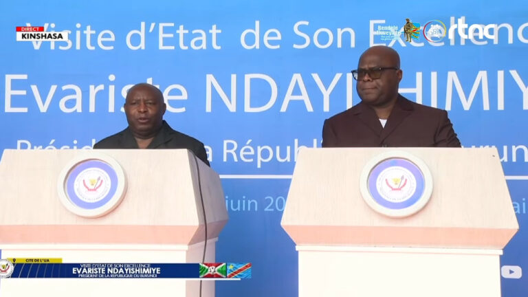 Visite d’État du président burundais : questions sécuritaires et épidémie d’Ebola en RDC.