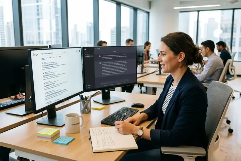 GEO en webmarketing : l’évolution du SEO face aux avancées de l’IA.