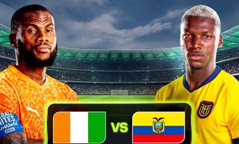 Côte d’Ivoire affronte Équateur en phase de groupes de la Coupe du monde 2026