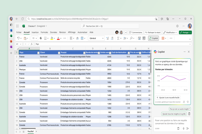 Microsoft intègre ses modèles d’IA dans Excel et Outlook pour améliorer la productivité.