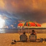 Incendies en Gironde : un photographe témoigne d&rsquo;une image marquante du sinistre.