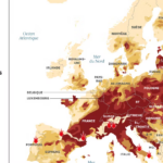 Feux de forêt en Europe : une carte révèle les zones à risque pour la saison actuelle.
