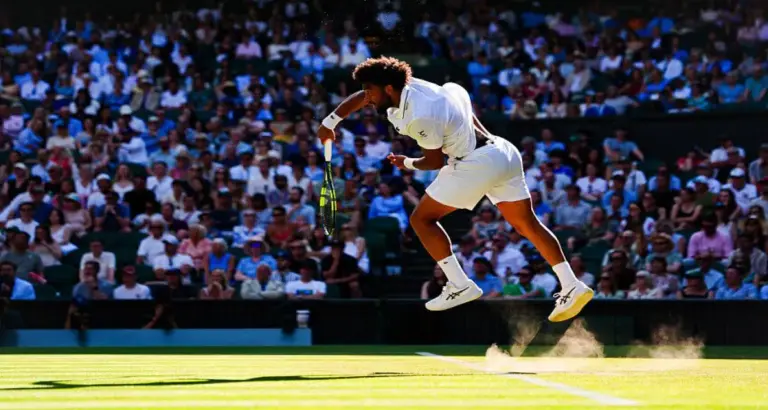 Arthur Fils éliminé à Wimbledon, ne parvenant pas à atteindre les quarts de finale.