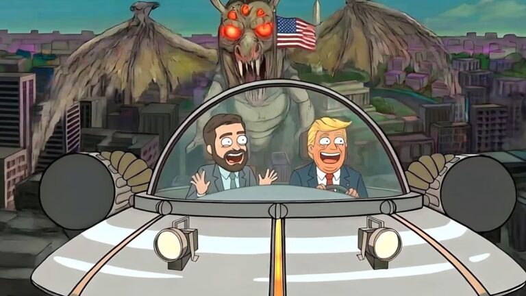 Parodie IA de Rick and Morty à la Maison Blanche suscite des réactions vives contre Trump.