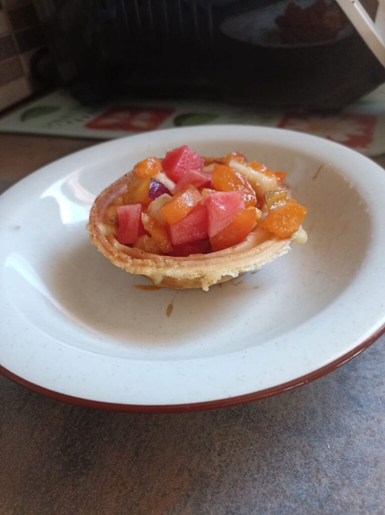 Recette de gaufres coupelles au gaufrier Starblue sur Gigi est en cuisine