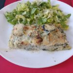 Recette de ravioles au Saint Marcellin et courgettes préparée avec le combi Ninja.