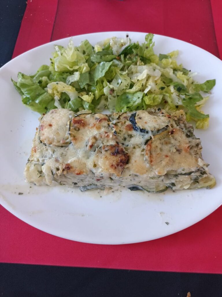 Recette de ravioles au Saint Marcellin et courgettes préparée avec le combi Ninja.